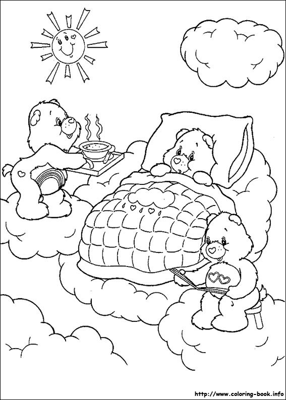 The Care Bears coloring picture